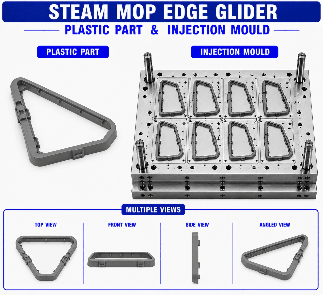 Steam Mop Plastic Edge Glider Mould and Moulding Service